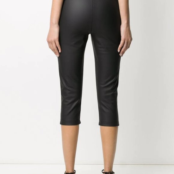 OFF-WHITE Leather Style Leggings BNWT - Size 40 - Picture 2 of 7